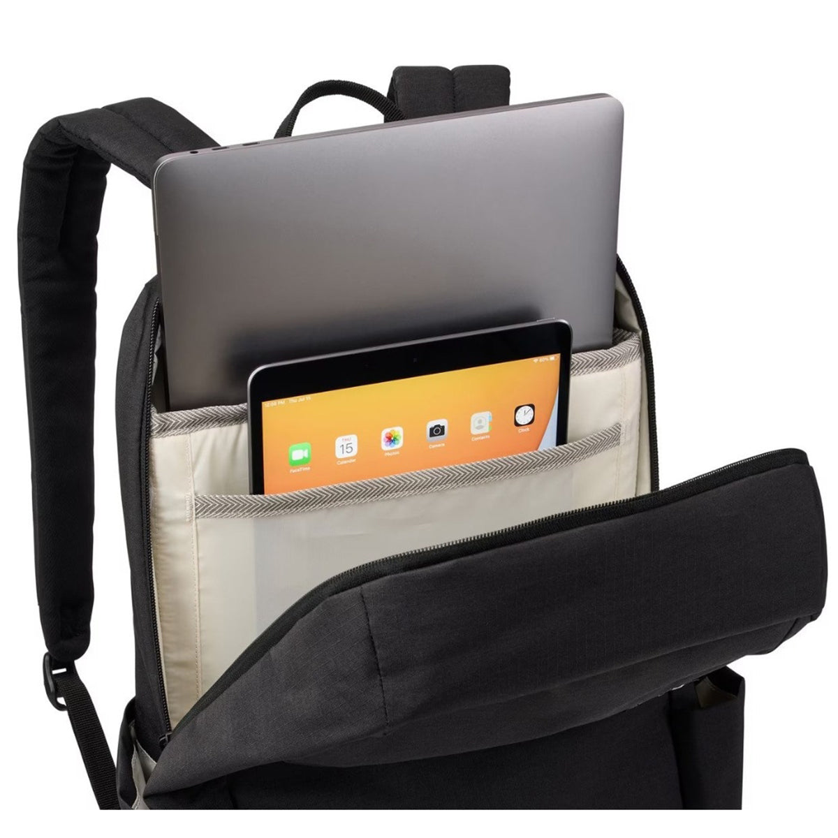 Rucsac urban cu compartiment laptop, Thule, Lithos, 20L, Negru