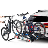 Suport biciclete Cruz Pivot eBike R3 940-509 cu prindere pe carligul de remorcare, pentru 2 biciclete electrice, 13 pini