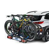 Suport biciclete Cruz Pivot R3 940-516 cu prindere pe carligul de remorcare, pentru 4 biciclete, 13 pini