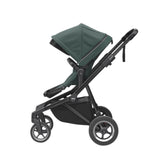 Carucior Thule SLEEK Cadru Negru si Copertina Mallard Green