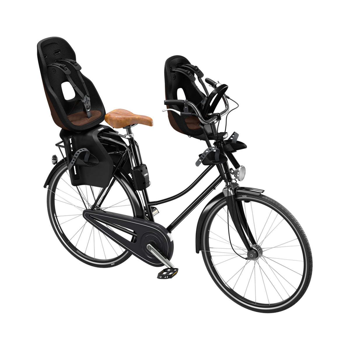 Scaun copii, Thule Yepp Nexxt 2 Mini Chocolate Brown, cu montare pe bicicleta in fata