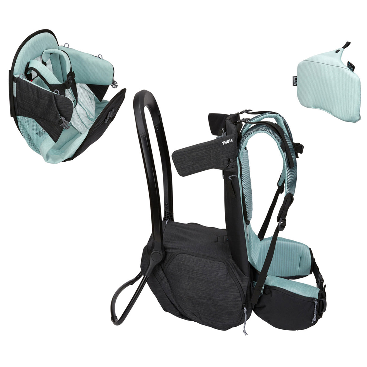 Rucsac transport copii, Thule, Sapling, Negru