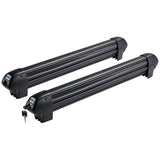 Suport 6 perechi schiuri cu prindere pe bare transversale - Cruz Ski Rack Dark 6
