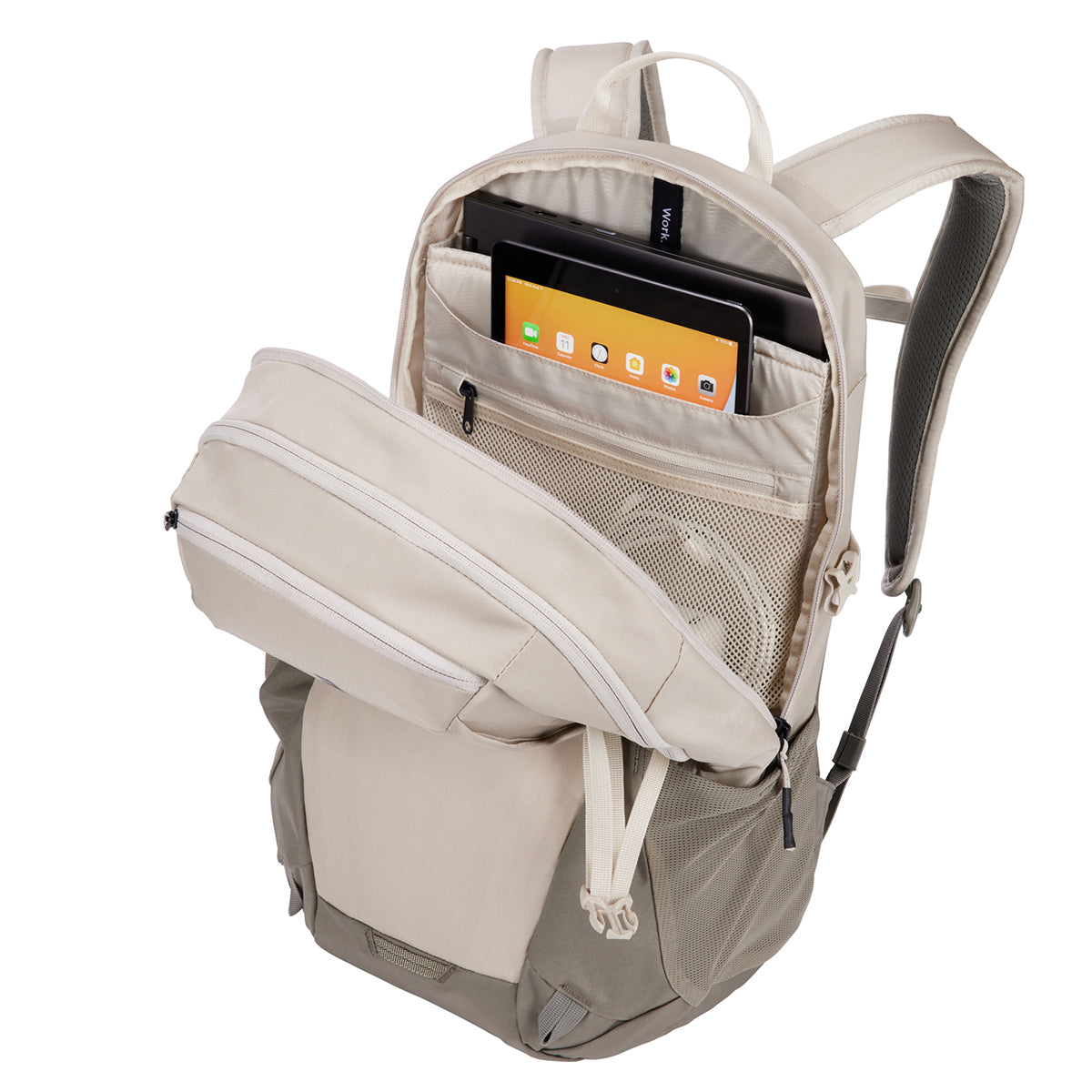 Rucsac urban cu compartiment laptop Thule EnRoute Backpack 23L Pelican Gray/Vetiver Gray