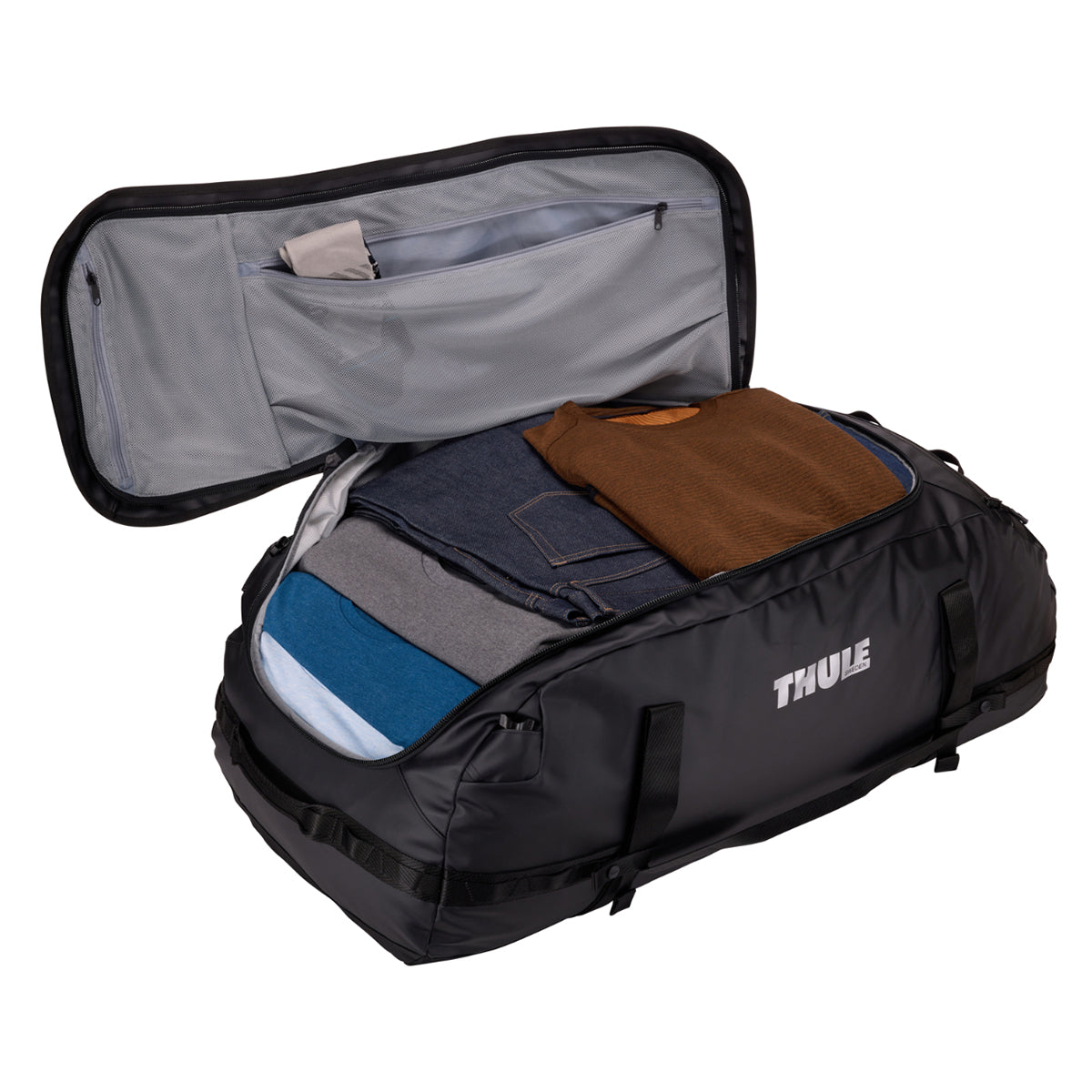 Geanta voiaj duffel, Thule, Chasm, 130L, Black