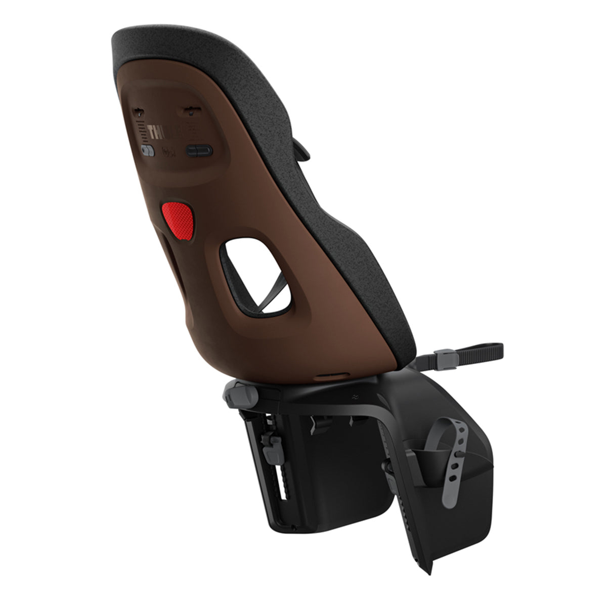 Scaun pentru copii, Thule Yepp Nexxt 2 Maxi Chocolate Brown Rack mounted, cu montare pe bicicleta in spate