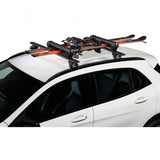 Suport 4 perechi schiuri cu prindere pe bare transversale - Cruz Ski Rack Dark 4