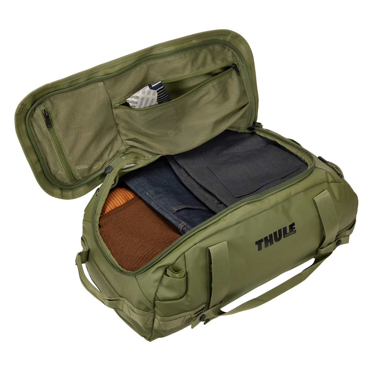 Geanta voiaj duffel, Thule, Chasm, 40L, Olivine