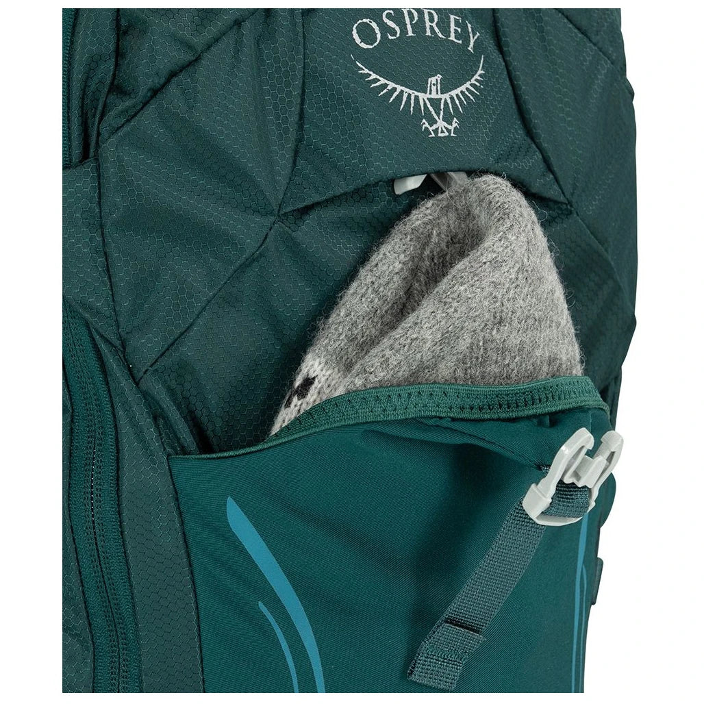 Rucsac Ciclism Damă Osprey Sylva 12 Verde – MTB, Ventilație AirSpeed & Husă Ploaie