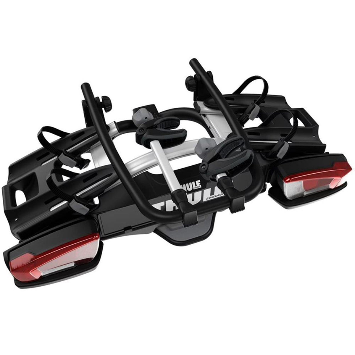 Suport biciclete Thule VeloCompact 924001 cu prindere pe carligul de remorcare, pentru 2 biciclete, 13-pini