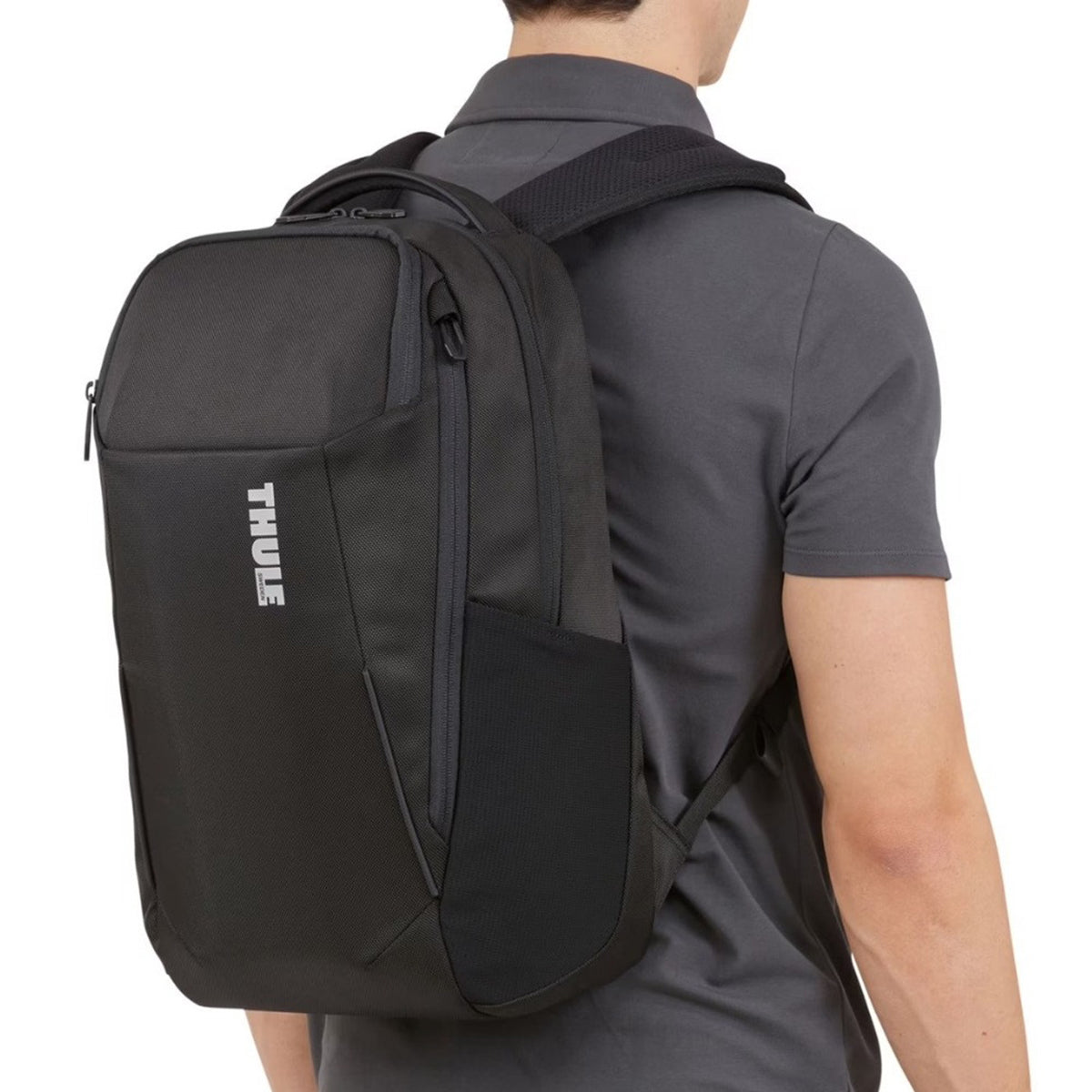 Rucsac urban cu compartiment laptop, Thule, Accent, 23L, Black (model 2025)