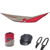 Hamac hikerjoy burgundy roșu profund, nylon parașută 210T