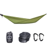 Hamac hikerjoy ultra light olive, set complet cu chingi și carabiniere pentru camping