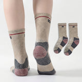 Șosete Termice pentru Ski si Drumetii, 92% Lana Merino, Groase, Respirabile și Uscare Rapidă, Unisex