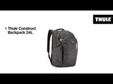 Rucsac urban cu compartiment laptop, Thule, Construct, 24L, Carbon Blue