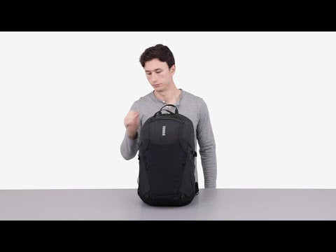 Rucsac urban cu compartiment laptop, Thule, EnRoute Backpack, 26L, Pelican Gray/Vetiver Gray