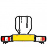 Suport 3 biciclete Peruzzo Siena 668/3N cu prindere pe carligul de remorcare, Negru