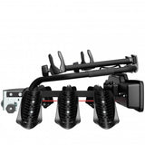 Suport 3 biciclete Peruzzo Siena 668/3N cu prindere pe carligul de remorcare, Negru