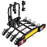 Suport biciclete Peruzzo Parma 4 biciclete 706/4N negru cu prindere pe carligul de remorcare
