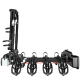 Suport biciclete Peruzzo Parma 4 biciclete 706/4N negru cu prindere pe carligul de remorcare