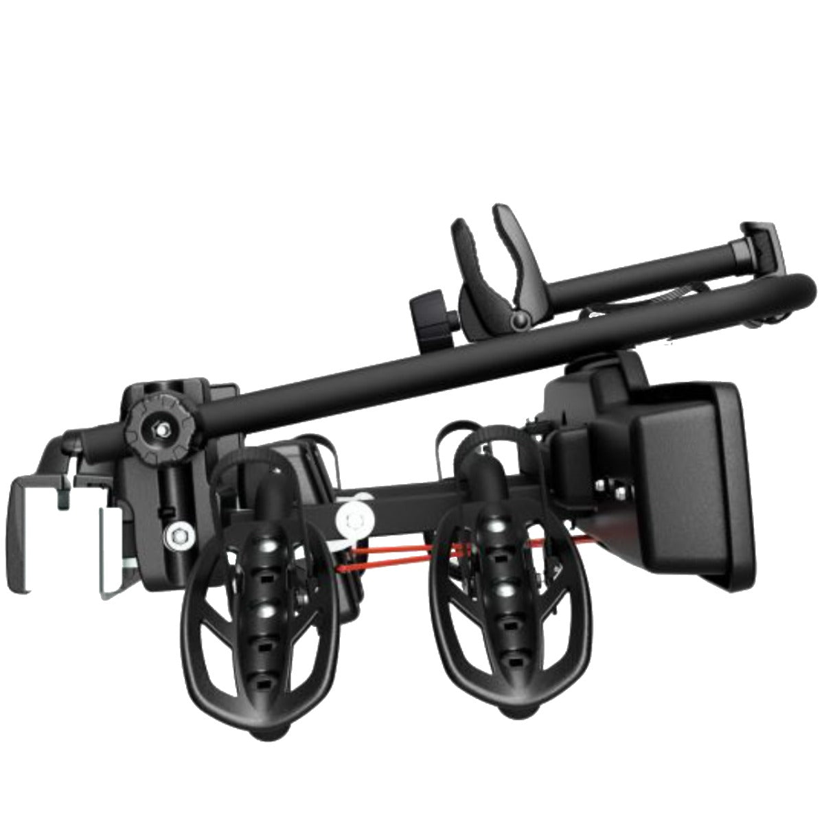 Suport 2 biciclete Peruzzo Parma 706N cu prindere pe carligul de remorcare, Negru Mat