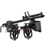 Suport 2 biciclete Peruzzo Parma 706N cu prindere pe carligul de remorcare, Negru Mat