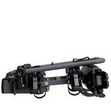 Suport 2 biciclete Peruzzo Pure Instinct 708W compatibil cu biciclete electrice cu prindere pe carligul de remorcare, Anthracite Grey