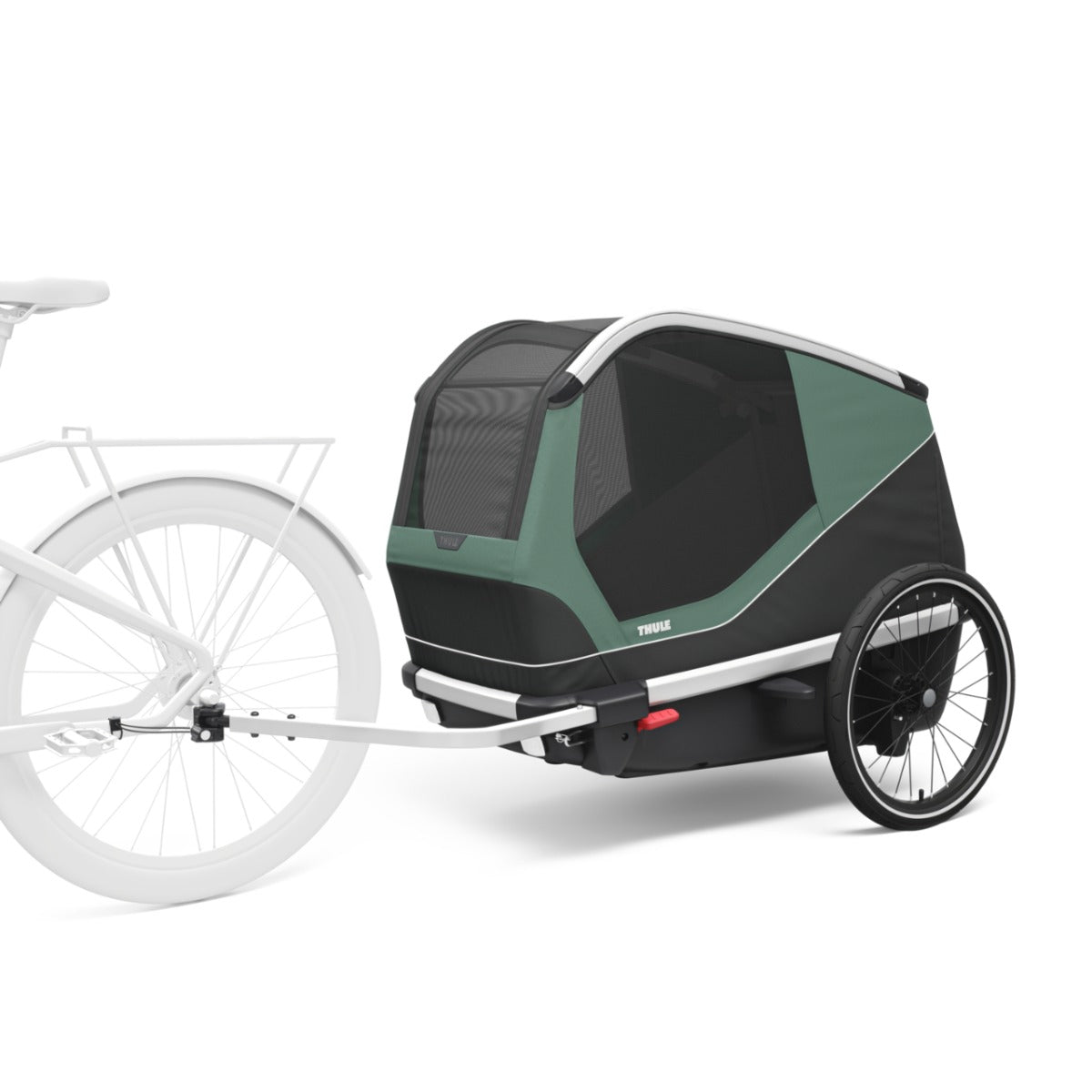 Carucior transport caini Thule Bexey L, Hazy Green