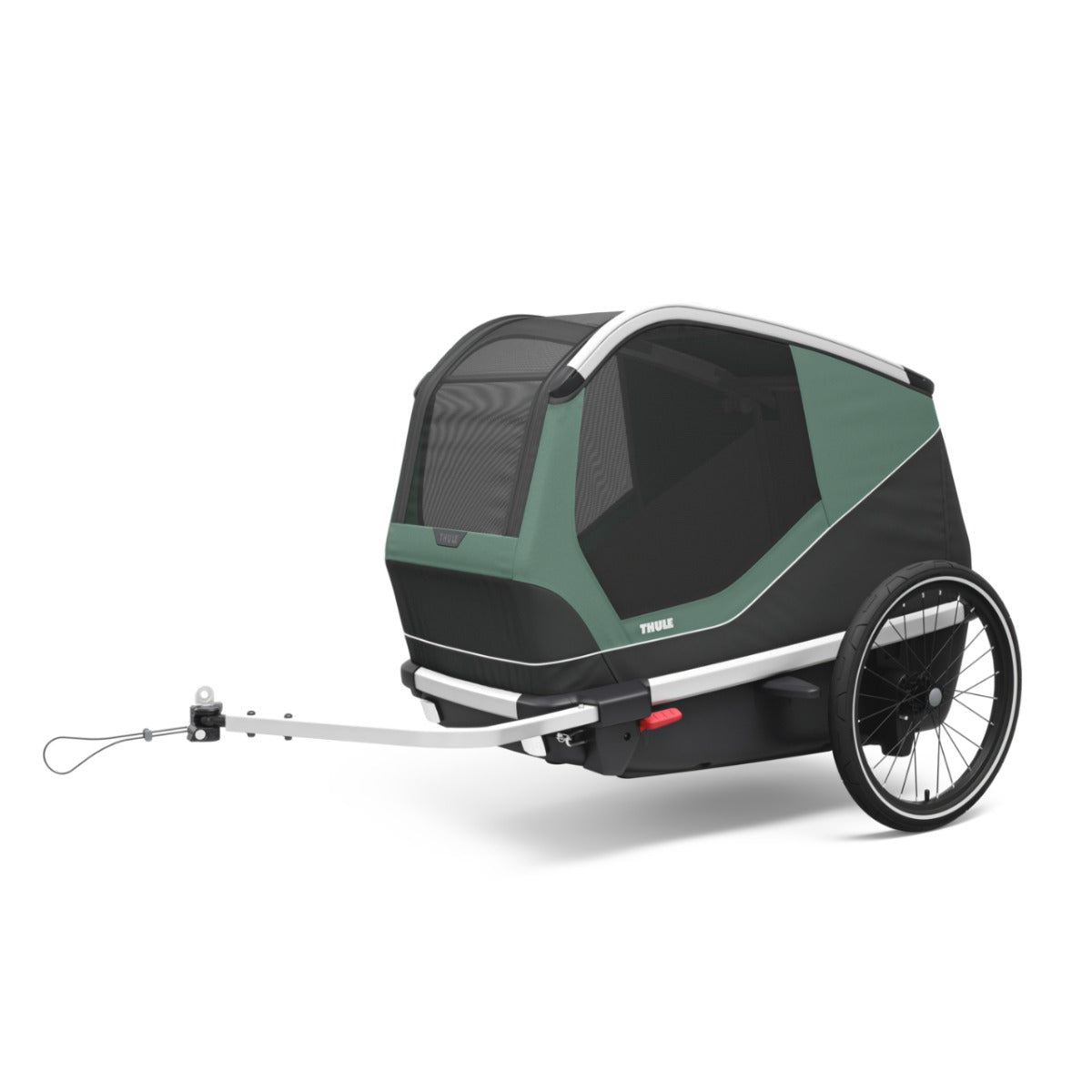 Carucior transport caini Thule Bexey L, Hazy Green