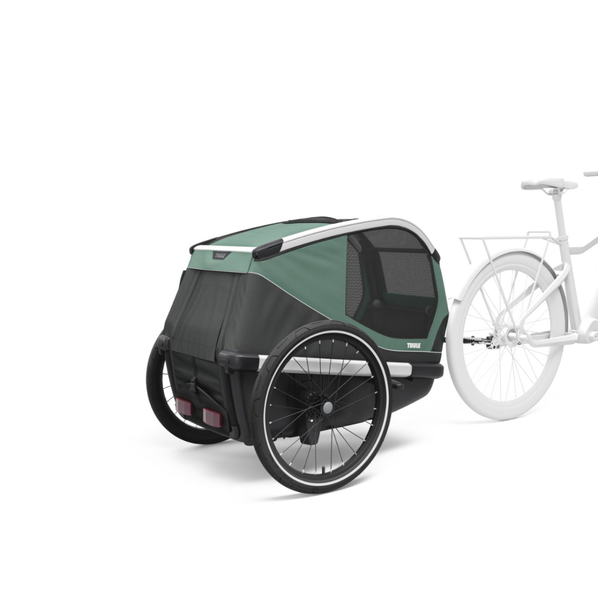 Carucior transport caini Thule Bexey M, Hazy Green