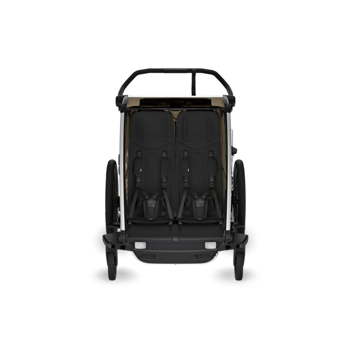 Carucior multisport double Thule Chariot Cross 2, Faded Khaki