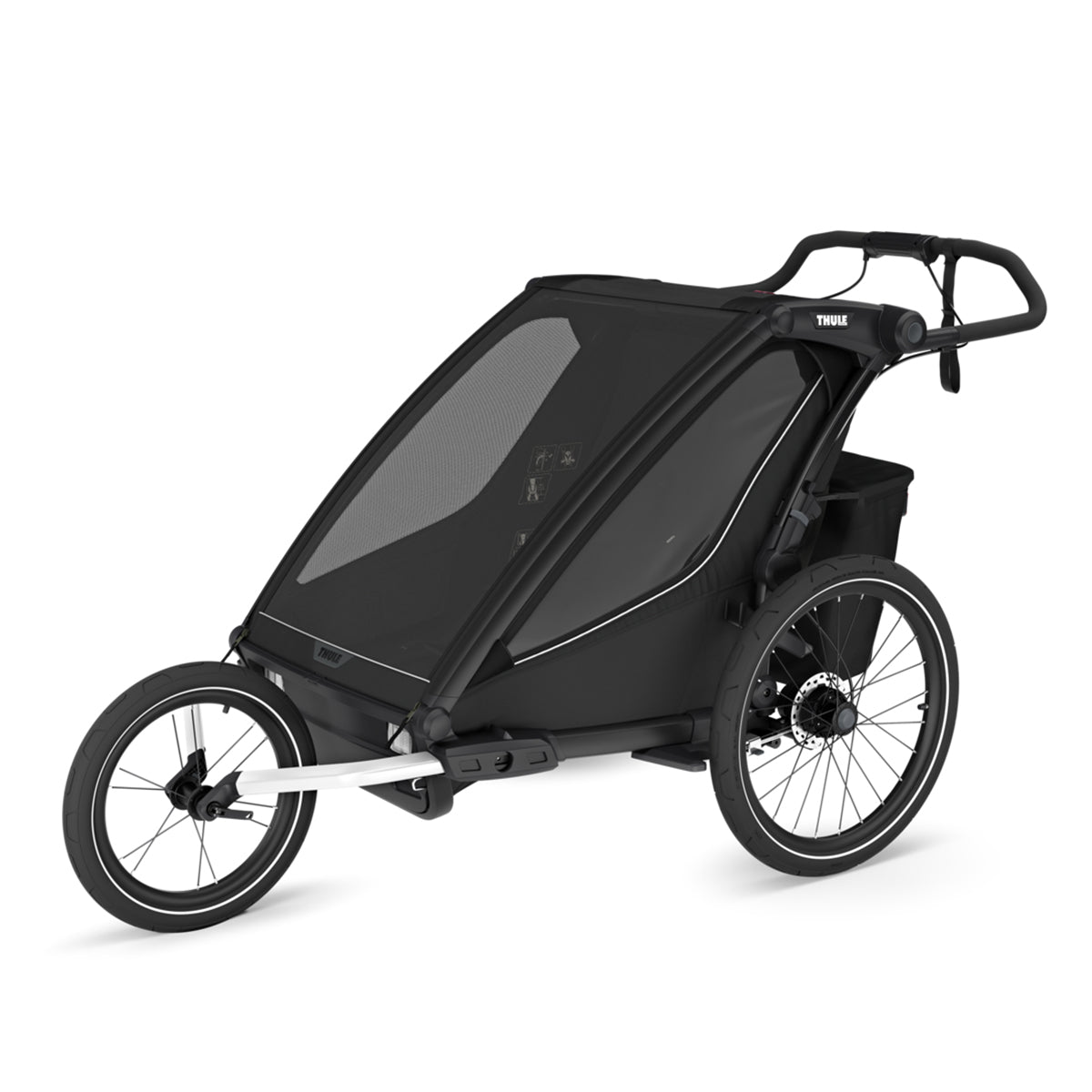 Carucior multisport double Thule Chariot Sport 2, Black