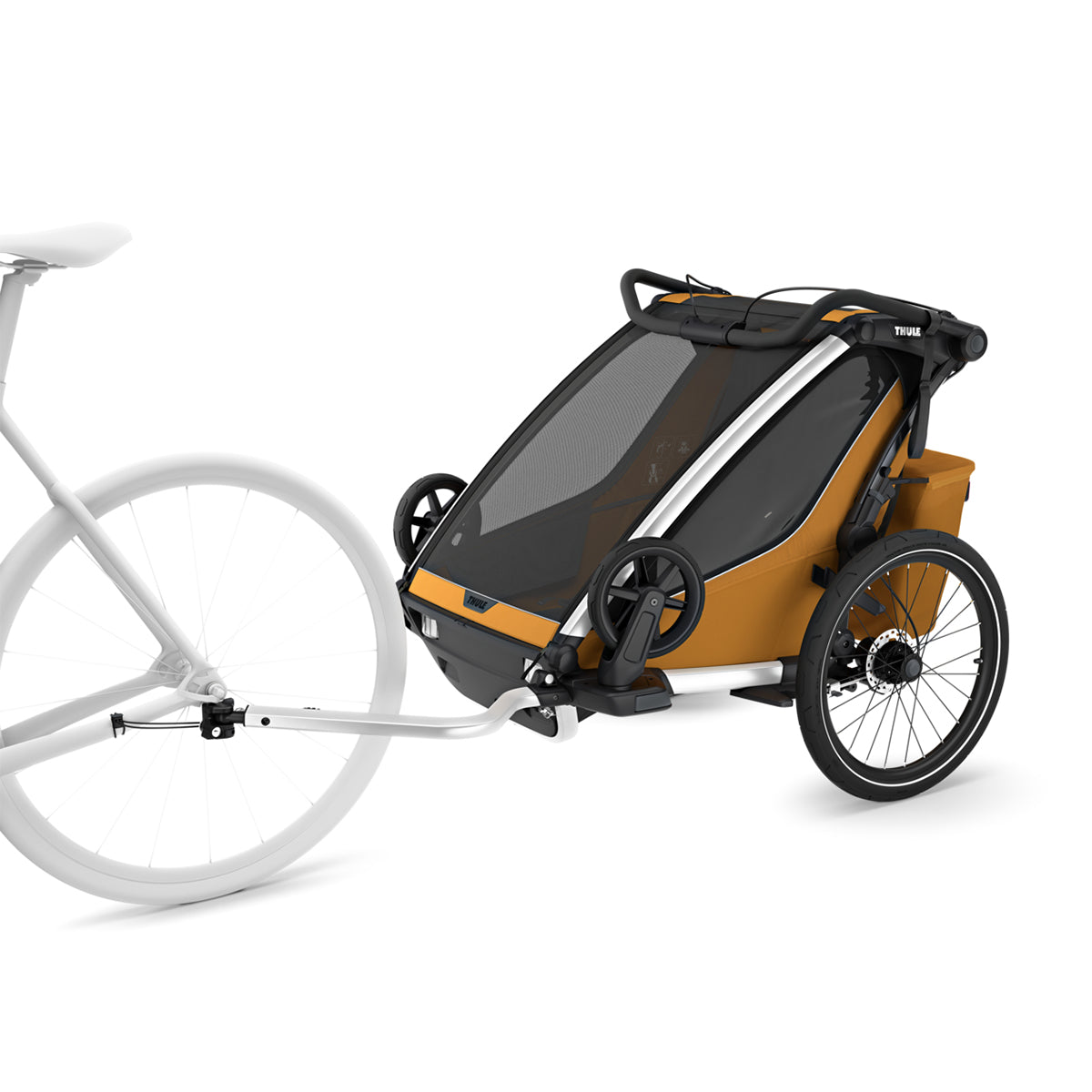 Carucior multisport double Thule Chariot Sport 2, Natural Gold