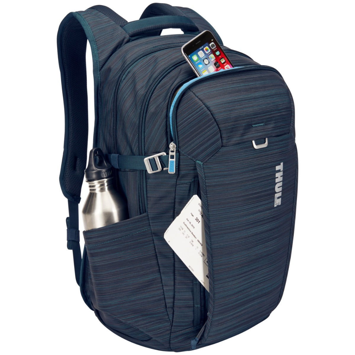 Rucsac urban cu compartiment laptop, Thule Construct, 28L, Carbon Blue