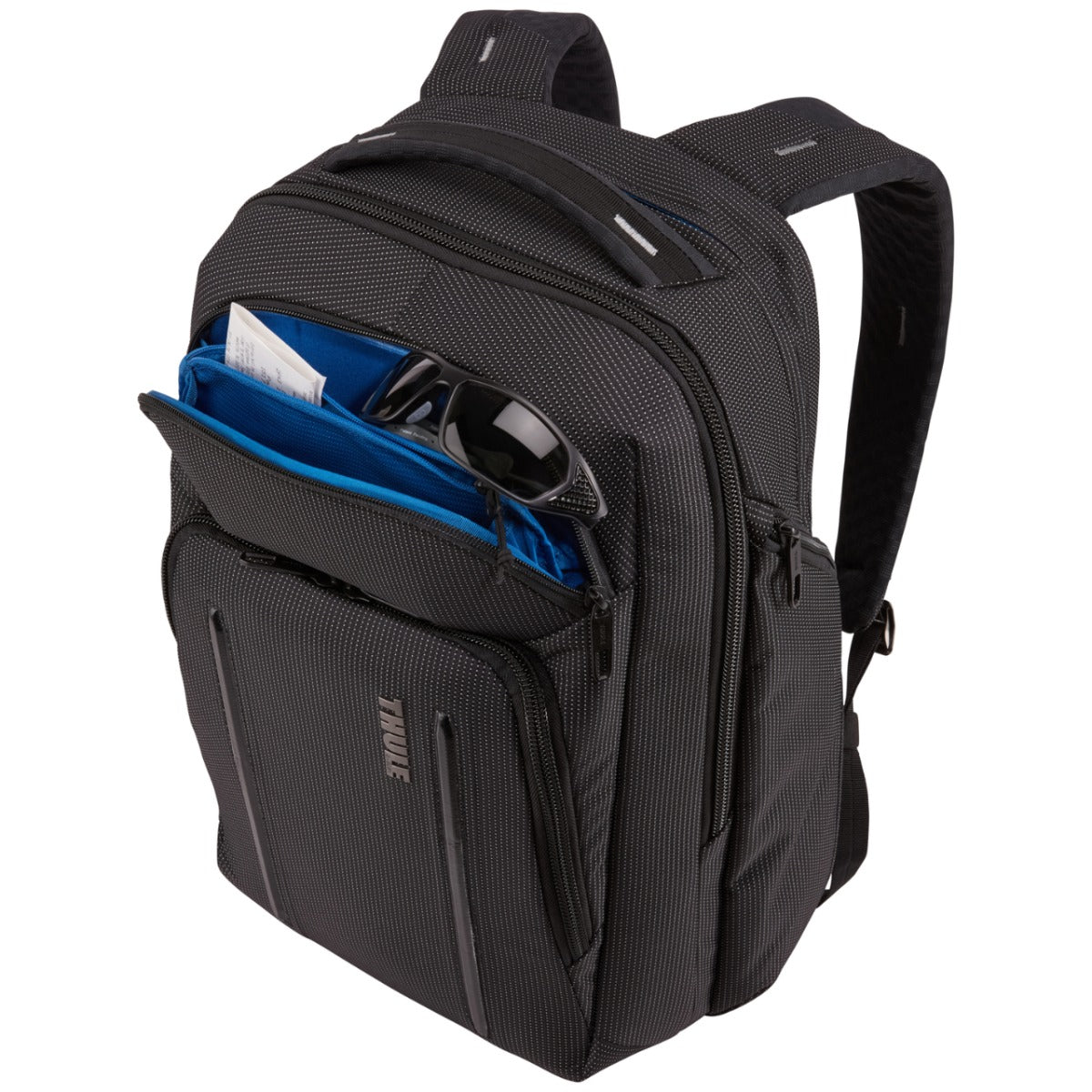Rucsac urban cu compartiment laptop, Thule Crossover 2 Backpack, 30L, Negru
