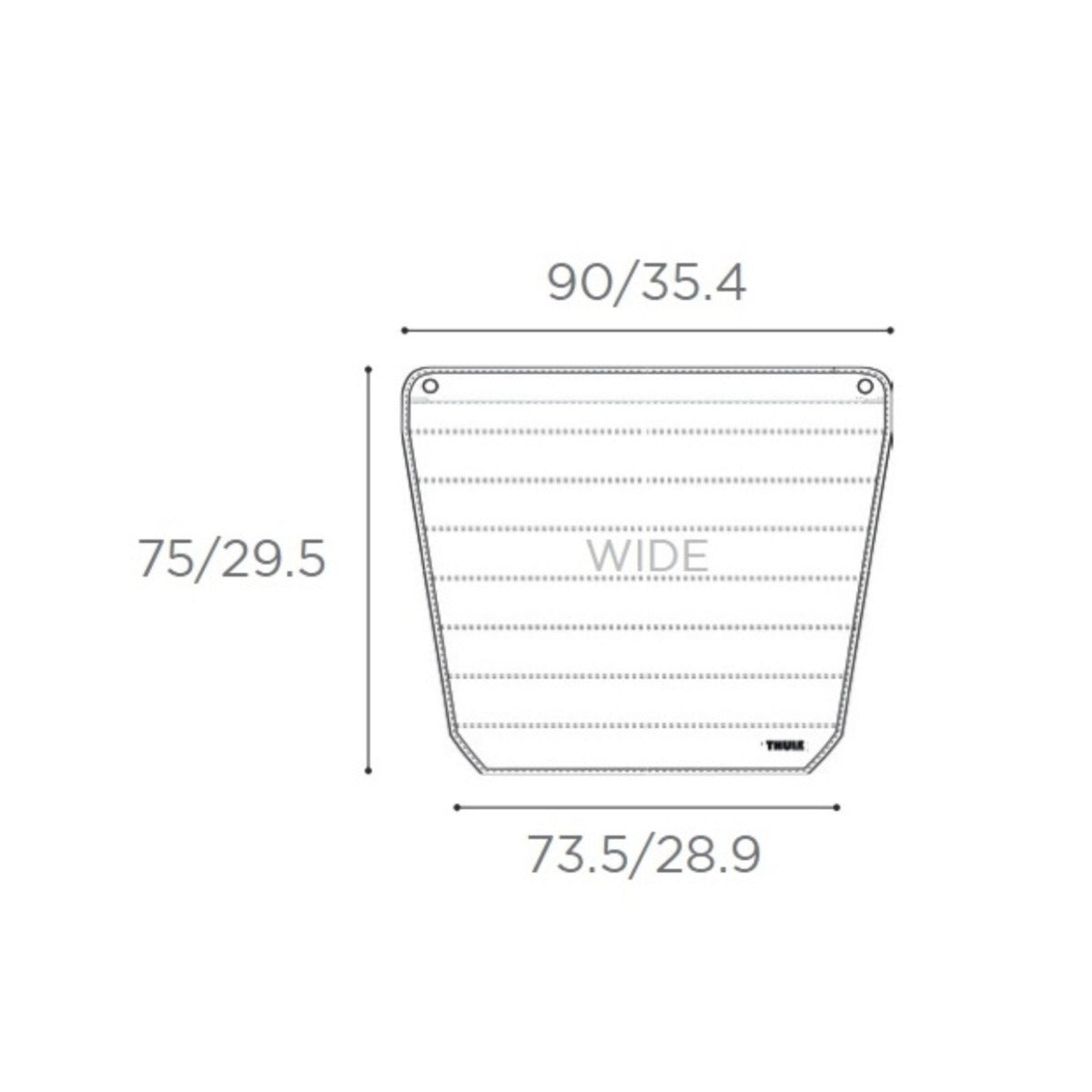 Protectie portbagaj pentru cusca auto caini Thule Allax Wide