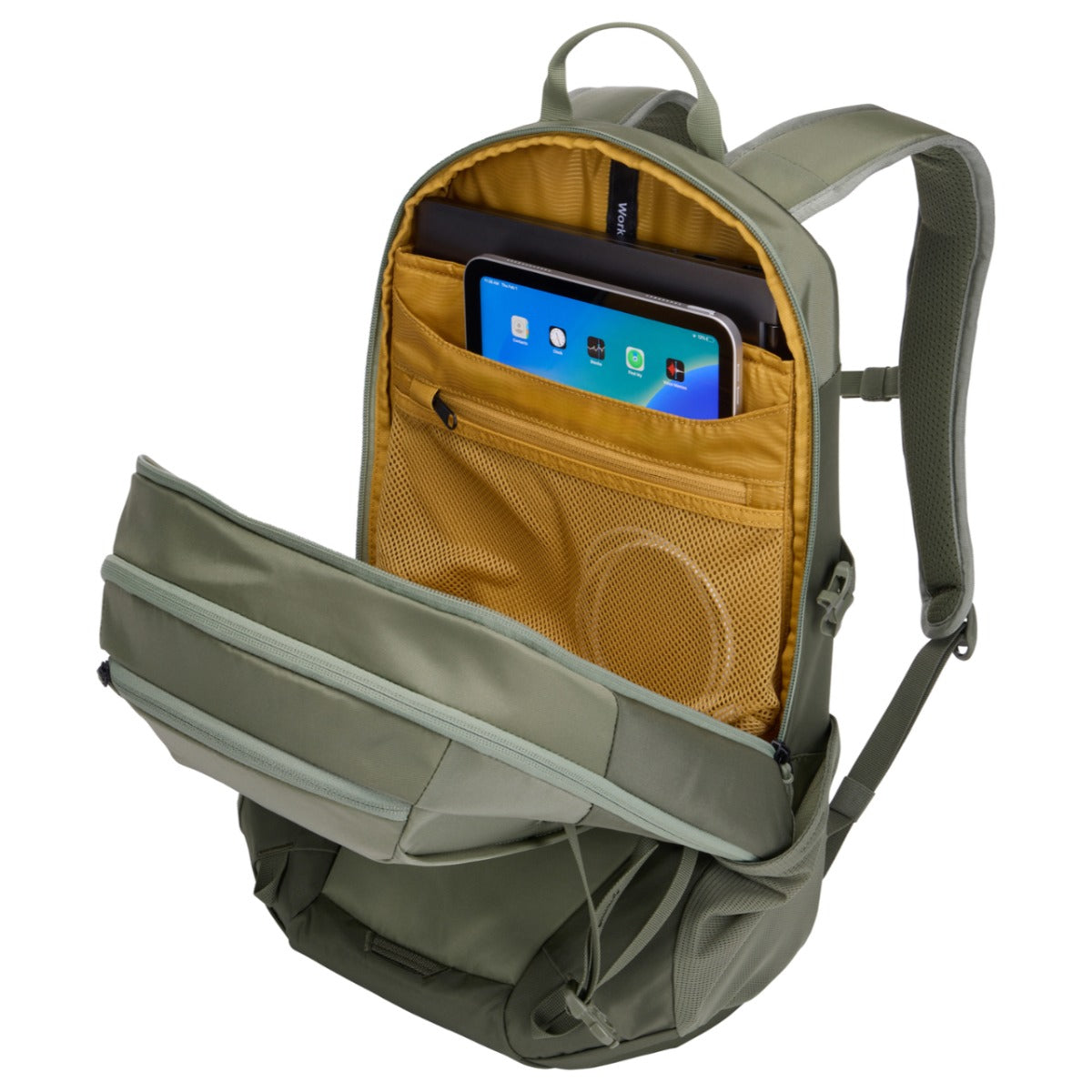 Rucsac urban cu compartiment laptop, Thule, EnRoute Backpack, 23L, Soft Green