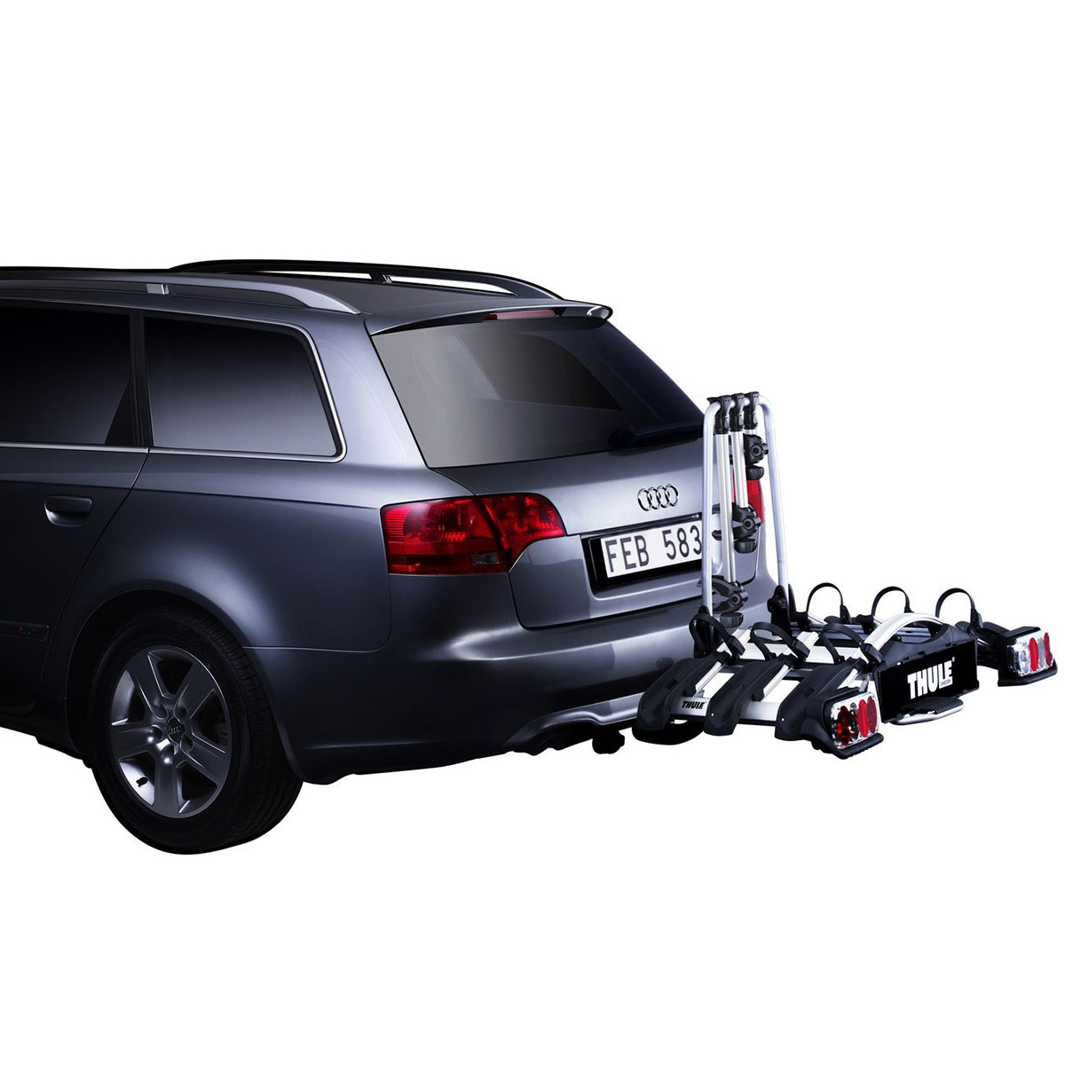 Suport biciclete Thule EuroWay G2 cu prindere pe carligul de remorcare - pentru 3 biciclete (alimentare 13 pini)