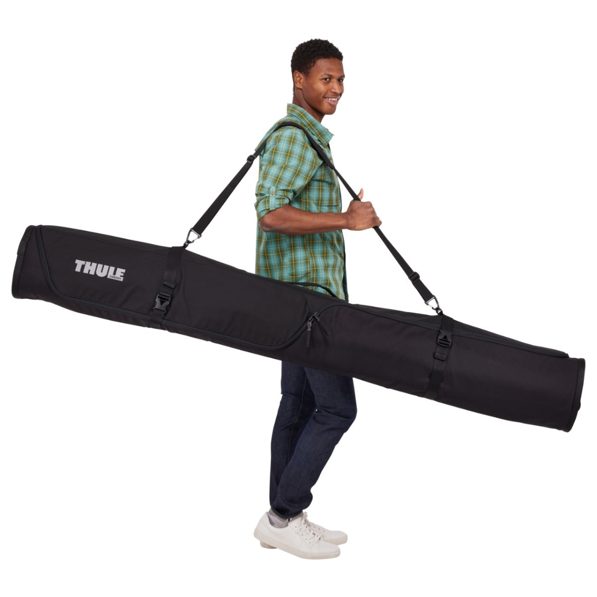 Geanta schi Thule RoundTrip Ski Bag 192 cm, Negru, 2024