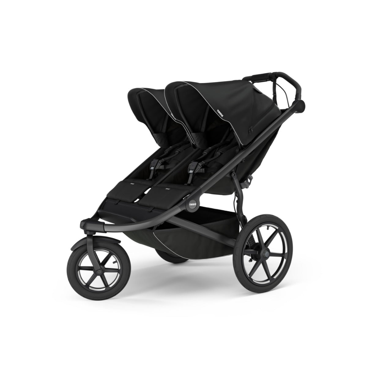 Carucior Thule Urban Glide 3 Double cu catarama hamului magnetica, Black