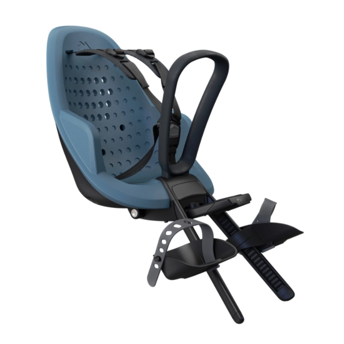 Scaun pentru copii, cu montare pe bicicleta in fata - Thule Yepp 2 Mini Front mounted, Aegean Blue