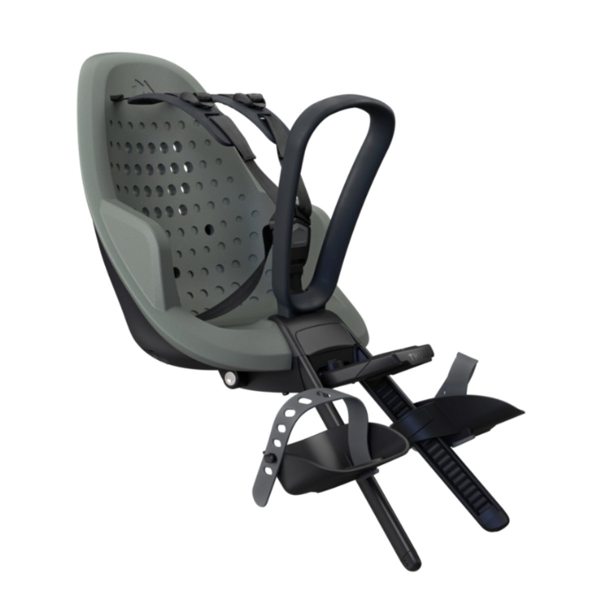 Scaun pentru copii, cu montare pe bicicleta in fata - Thule Yepp 2 Mini Front mounted, Agave