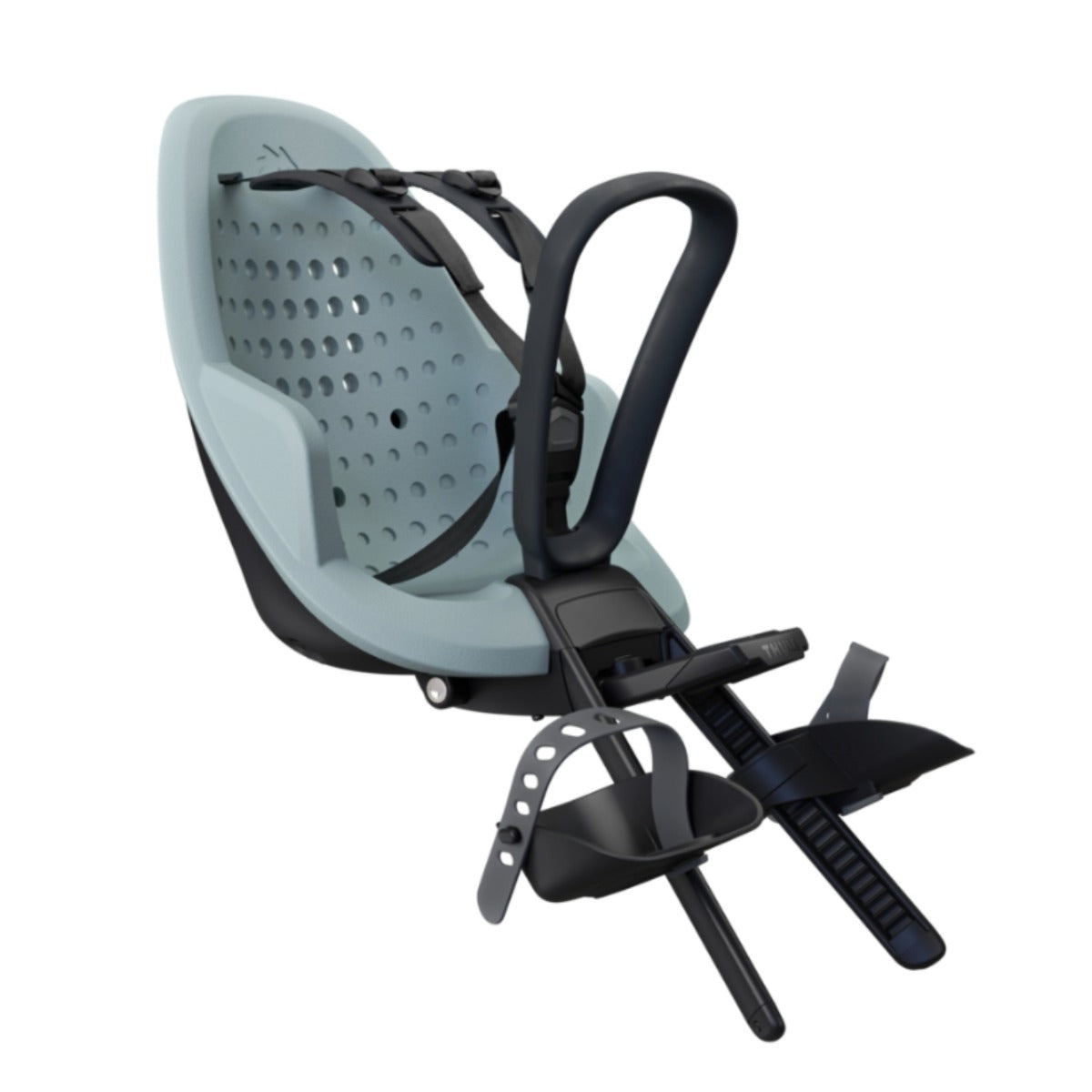 Scaun pentru copii, cu montare pe bicicleta in fata - Thule Yepp 2 Mini Front mounted, Alaska Blue