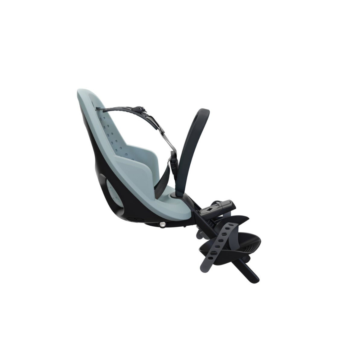 Scaun pentru copii, Thule Yepp 2 Mini Alaska Blue Front mounted, cu montare pe bicicleta in fata