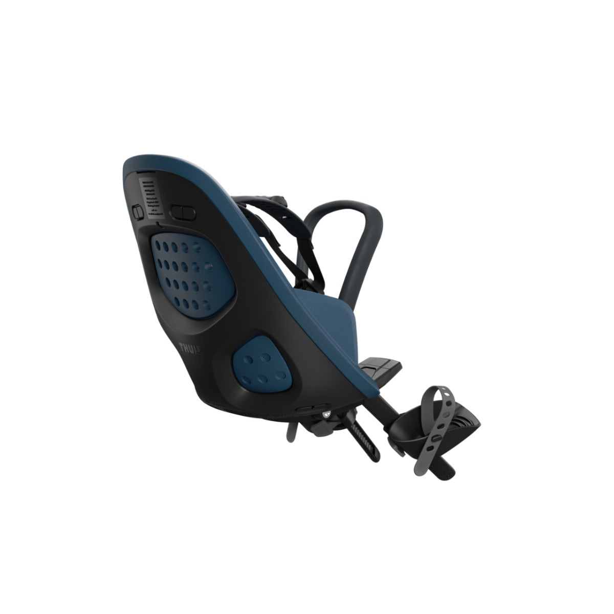 Scaun pentru copii, Thule Yepp 2 Mini Majolica Blue Front mounted, cu montare pe bicicleta in fata