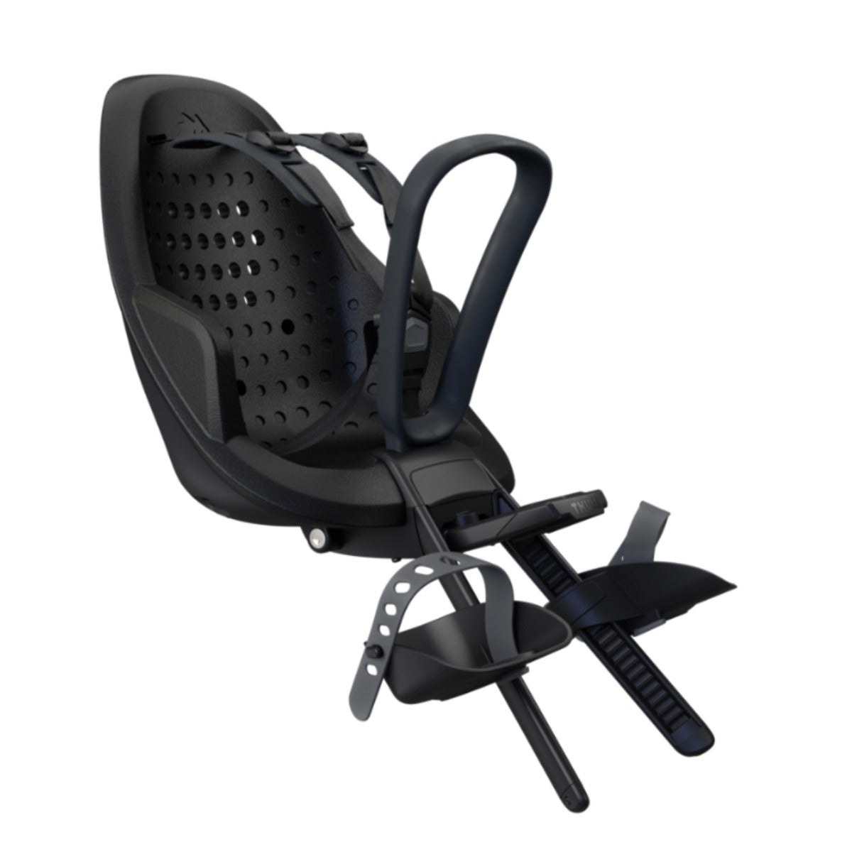 Scaun pentru copii, cu montare pe bicicleta in fata - Thule Yepp 2 Mini Front mounted, Midnight Black