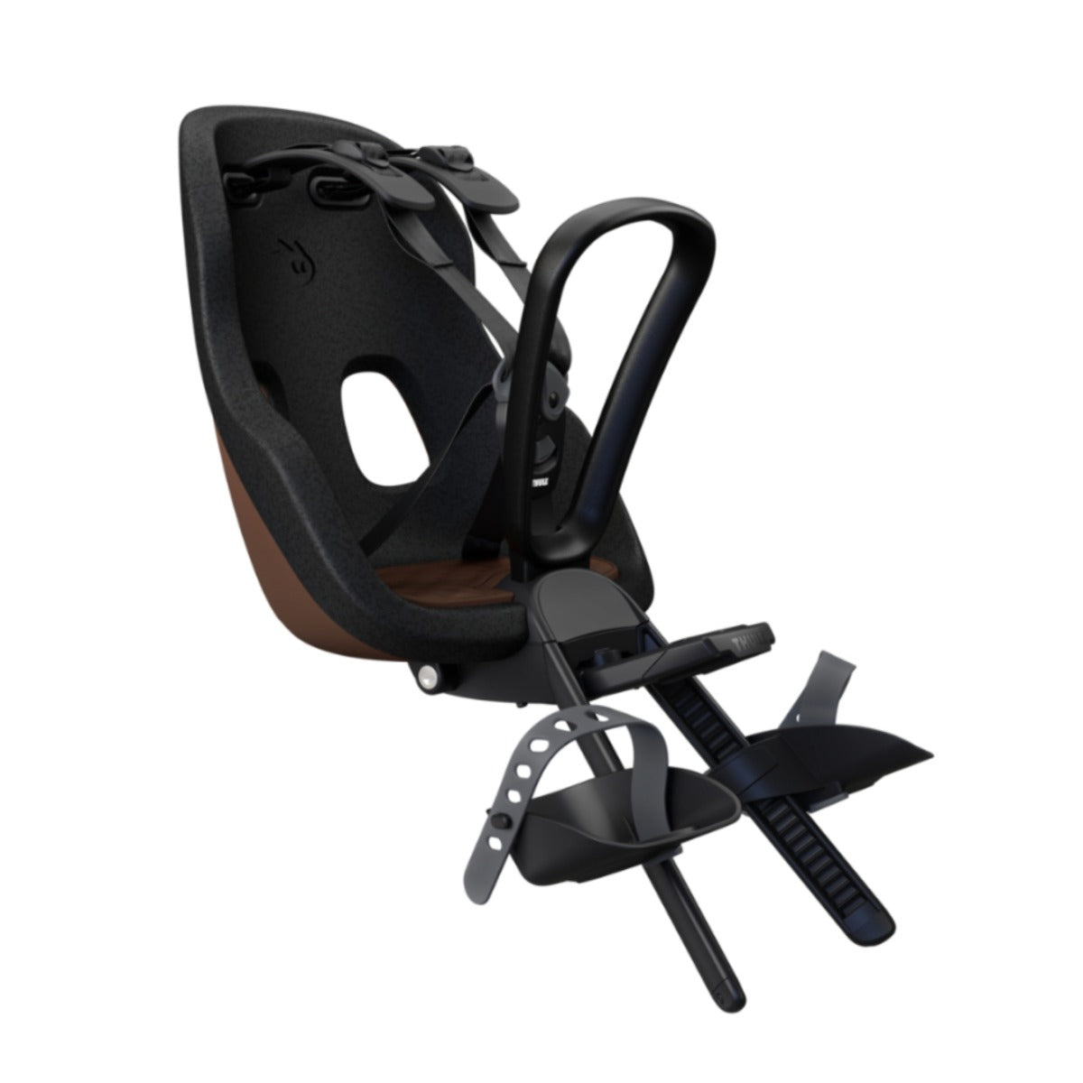 Scaun pentru copii, cu montare pe bicicleta in fata - Thule Yepp Nexxt 2 Mini Front mounted, Chocolate