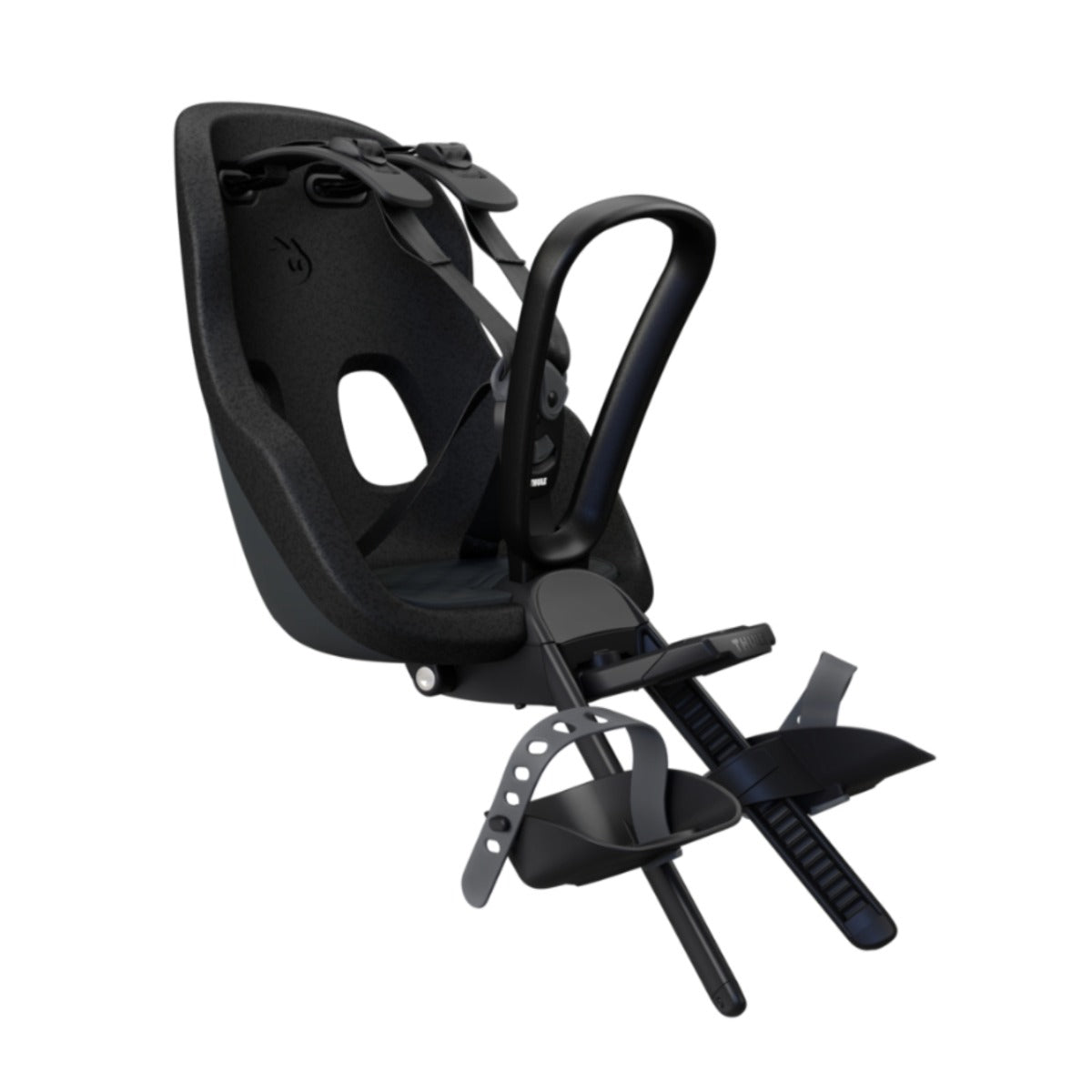 Scaun pentru copii, cu montare pe bicicleta in fata - Thule Yepp Nexxt 2 Mini Front mounted, Midnight Black