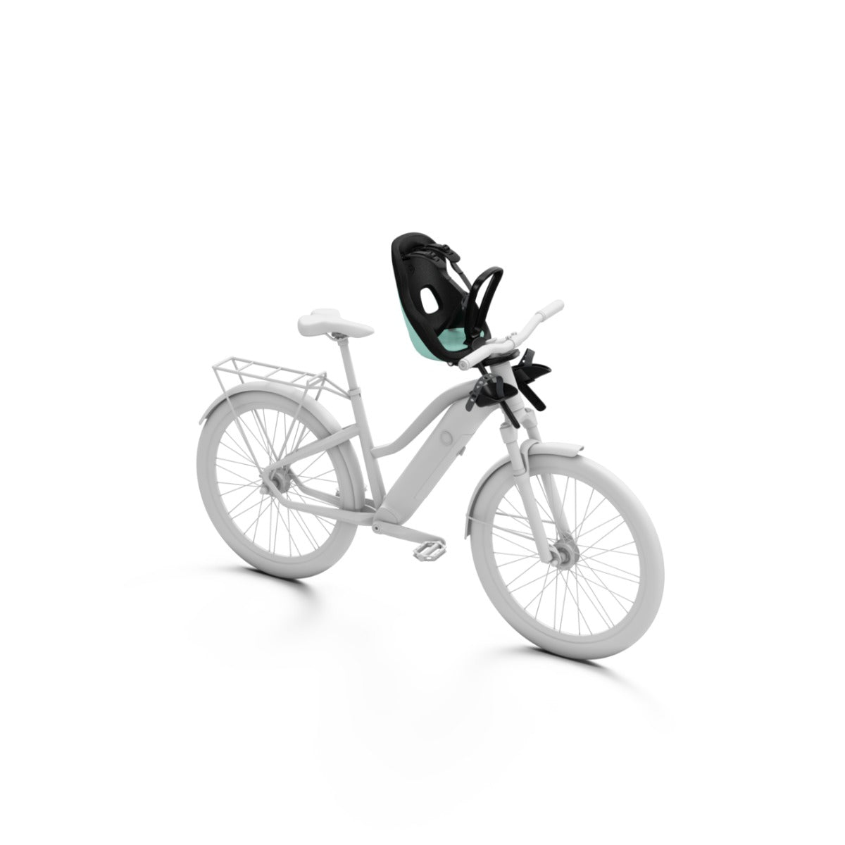 Scaun pentru copii, Thule Yepp Nexxt 2 Mini Mint Green Front mounted, cu montare pe bicicleta in fata