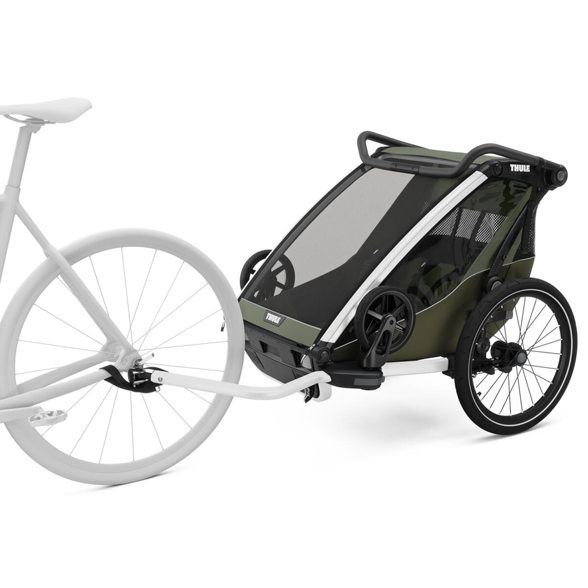Carucior multisport Thule Chariot Lite double, Vintage Green